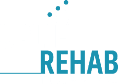 Uplift Rehab logo in footer section of website.